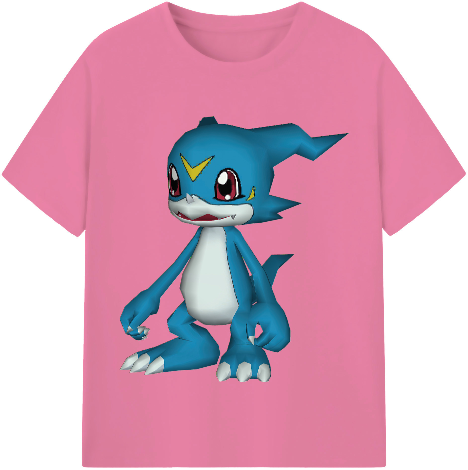 （画像用） Digimon デジタルモンスター/デジモン 綿100％半袖Tシャツ（フロントプリント）